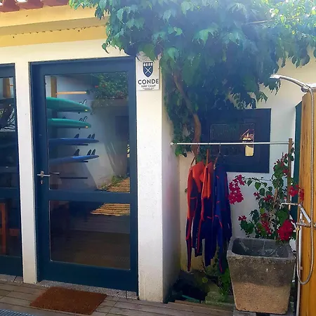 بيت شباب Conde Surf Camp - Capsule Beds Mixed Dorm فيلا دو كوندي